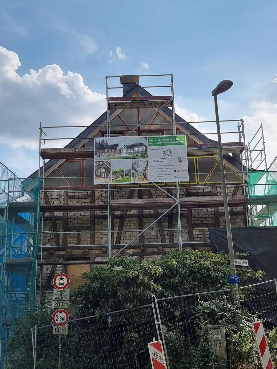 Fassadensanierung am Fachwerk – Projektfoto von Cumia Putzwerk